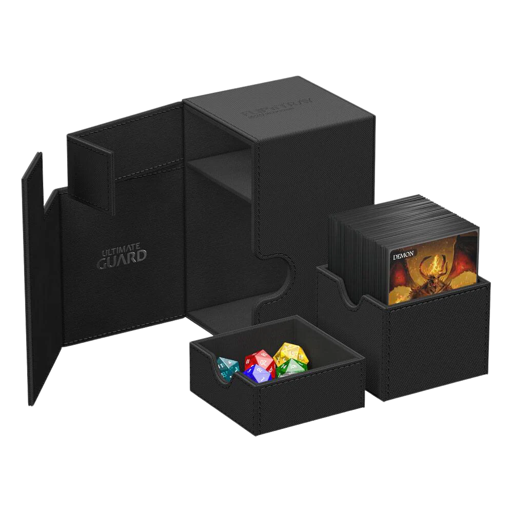 Ultimate Guard Flip`n`Tray 100+ XenoSkin Monocolor Black - Image 2