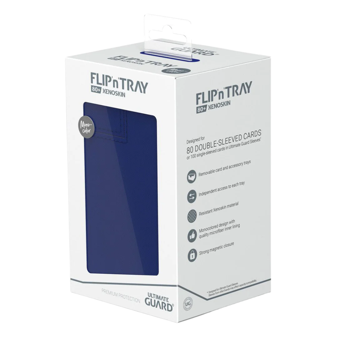 Ultimate Guard Flip`n`Tray 80+ XenoSkin  Monocolor Blue