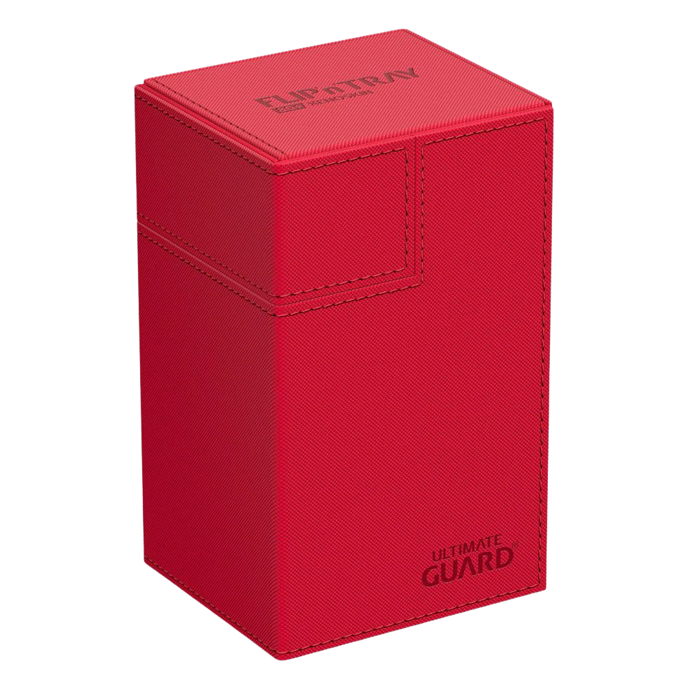 Ultimate Guard Flip`n`Tray 80+ XenoSkin Monocolor Red