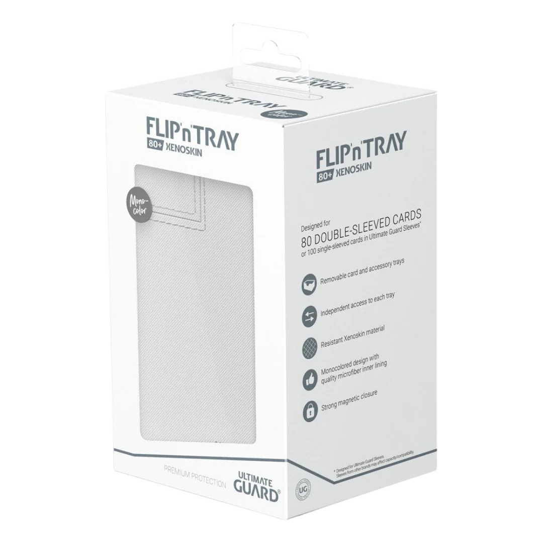Ultimate Guard Flip`n`Tray 80+ XenoSkin  Monocolor White