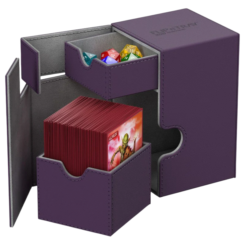Ultimate Guard Flip´n´Tray Deck Case 100+ Standard Size XenoSkin Purple