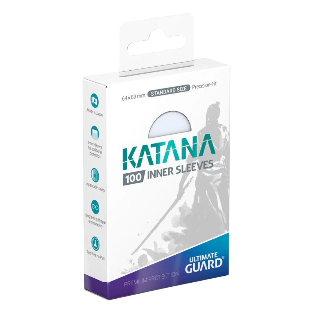 Ultimate Guard Katana Inner Sleeves Standard Size Transparent (100)