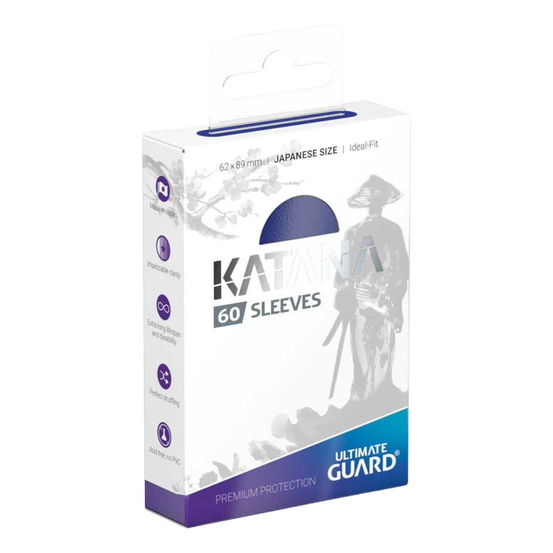 Ultimate Guard Katana Sleeves Japanese Size Blue (60)
