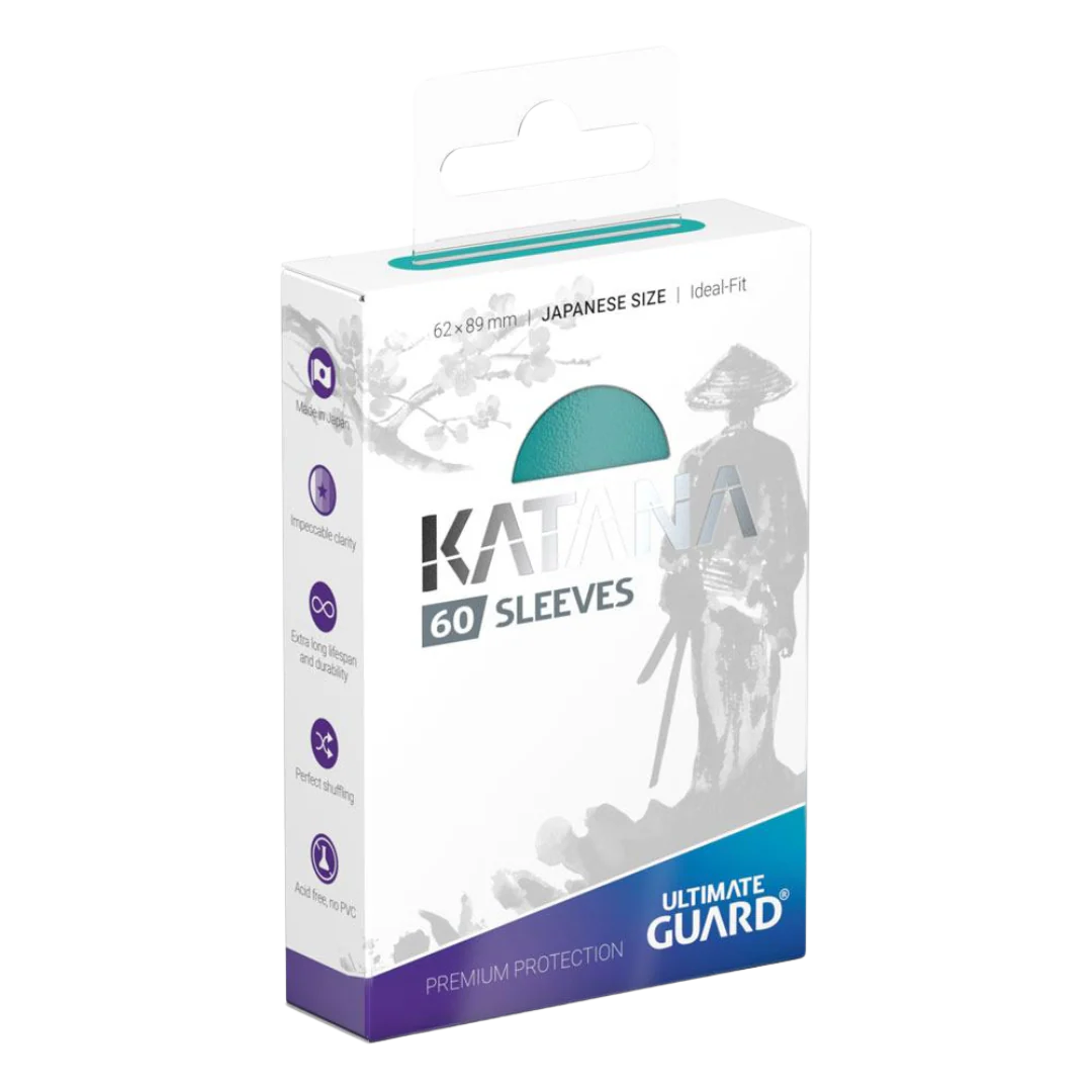 Ultimate Guard Katana Sleeves Japanese Size Turquoise (60)