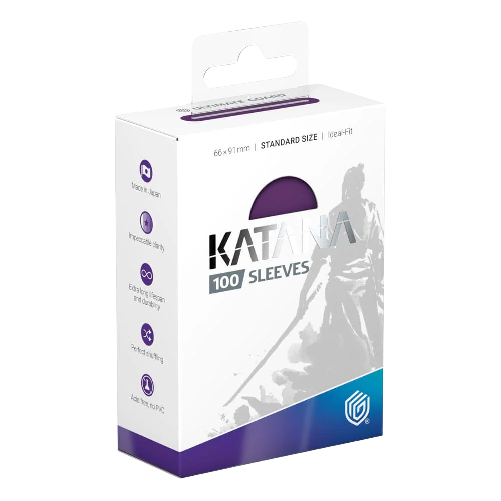 Ultimate Guard Katana Sleeves Standard Size (100) - Iris Bloom