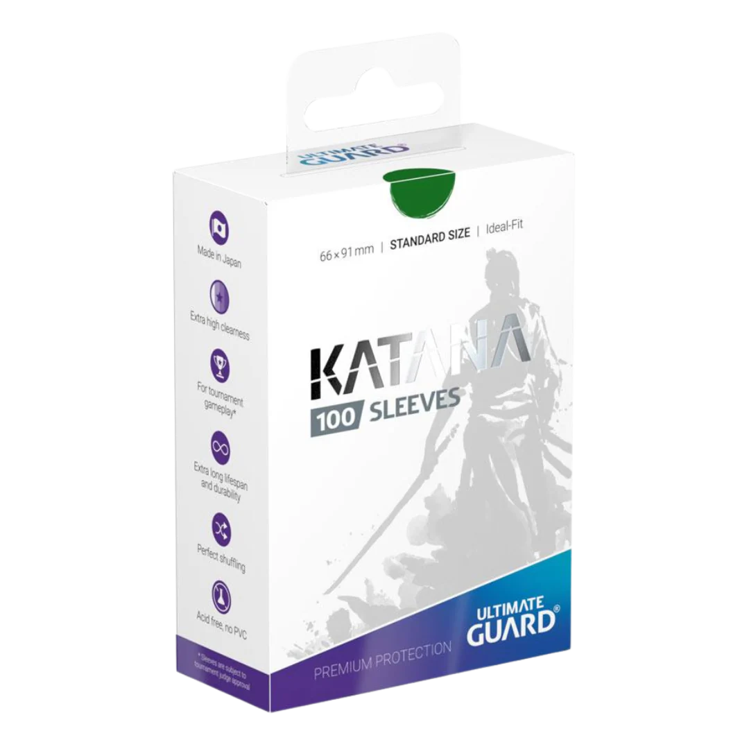 Ultimate Guard Katana Sleeves Standard Size Green (100)