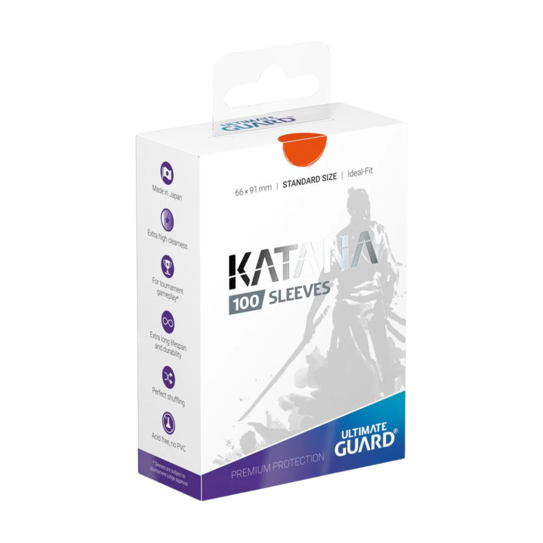 Ultimate Guard Katana Sleeves Standard Size Orange (100)