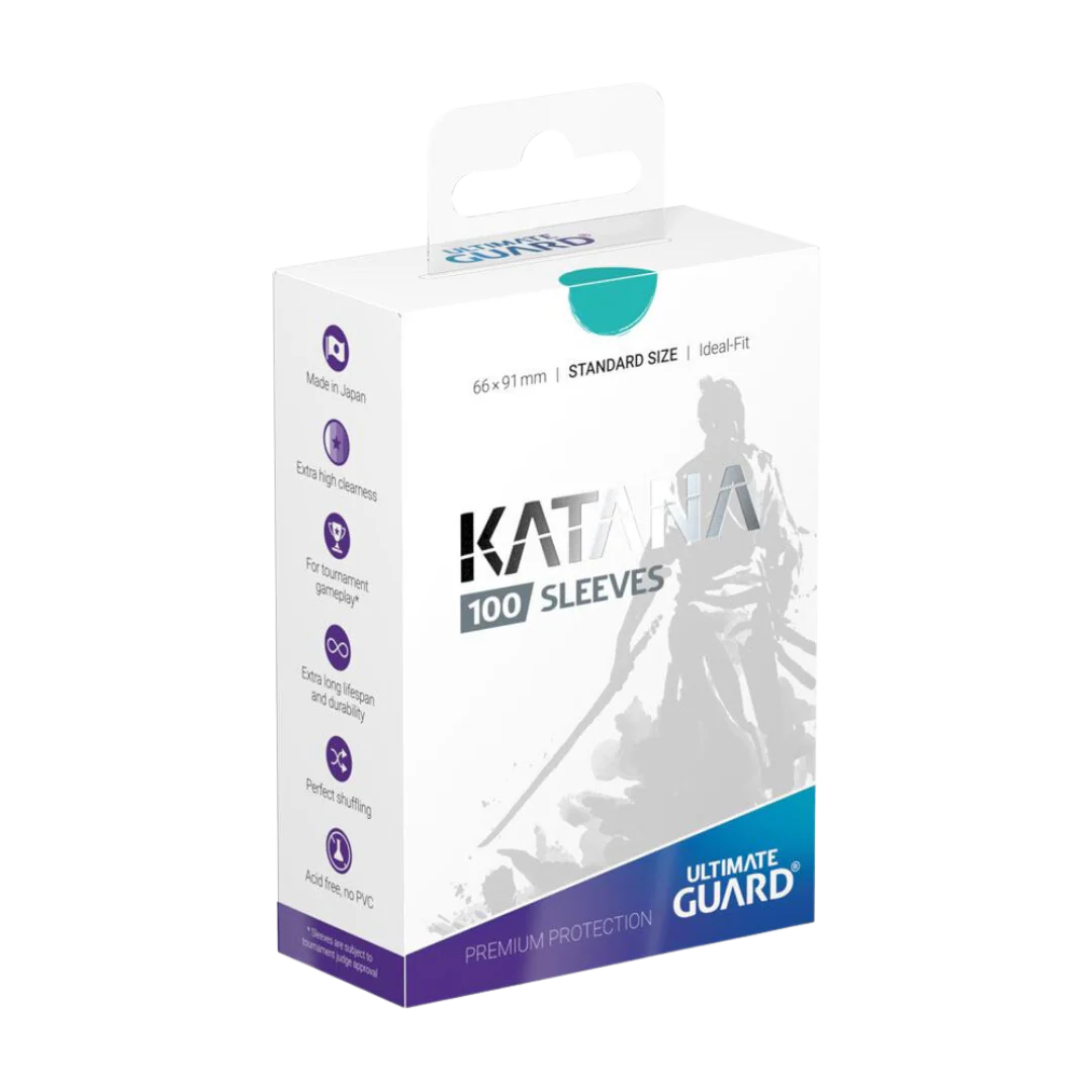 Ultimate Guard Katana Sleeves Standard Size Turquoise (100)