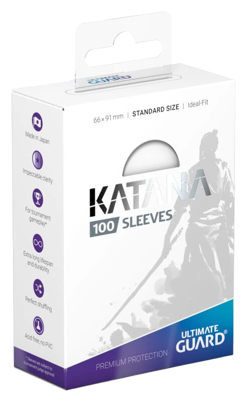 Ultimate Guard Katana Sleeves Standard Size White (100)