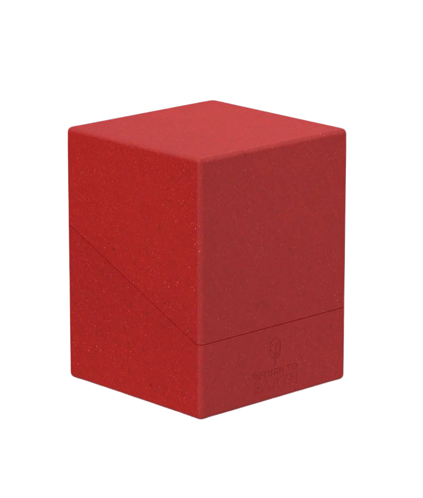 Ultimate Guard Return To Earth Boulder Deck Case 100+ Standard Size Red