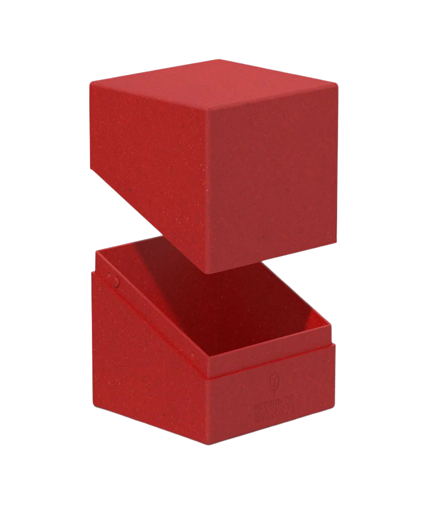 Ultimate Guard Return To Earth Boulder Deck Case 100+ Standard Size Red - Image 2