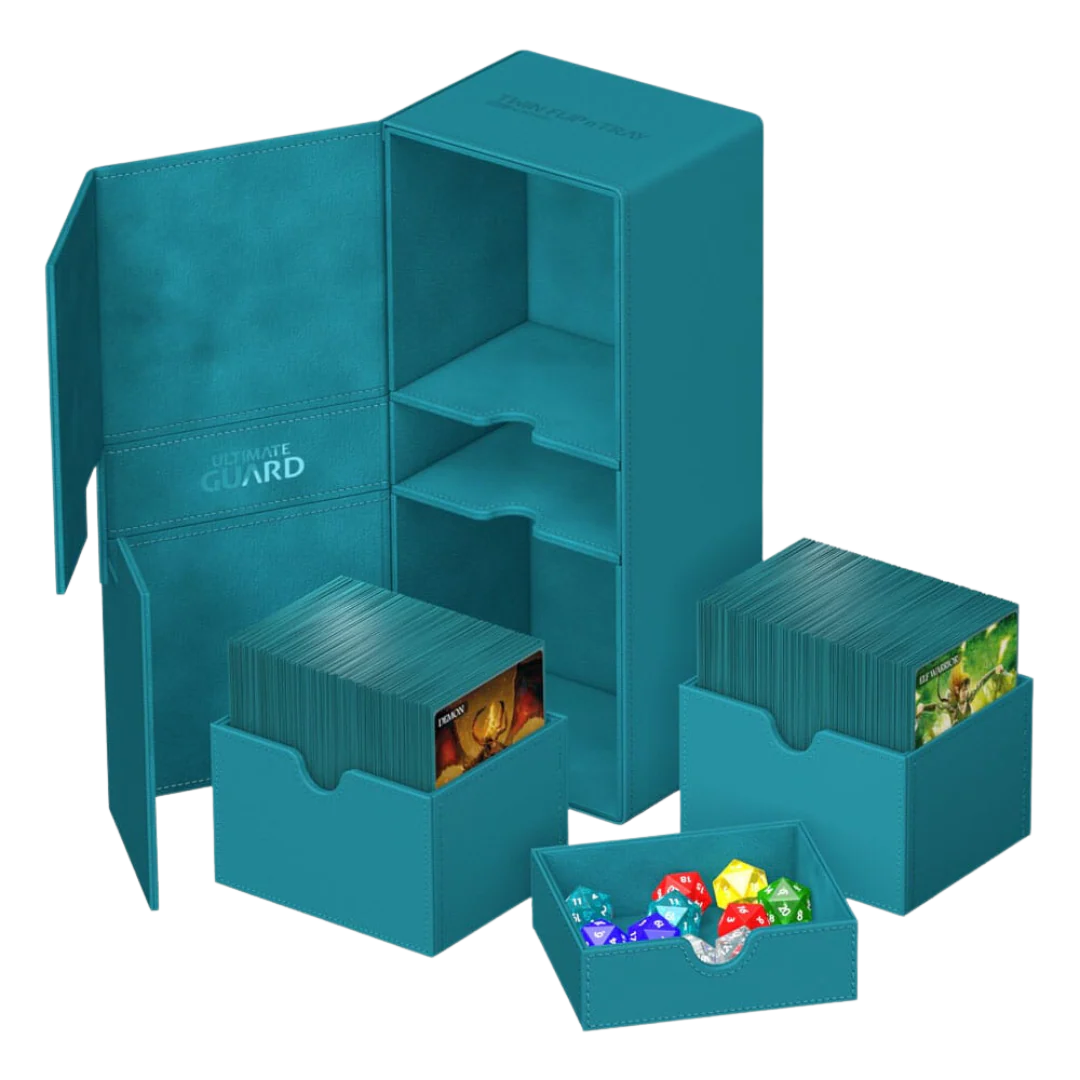 Ultimate Guard Twin Flip`n`Tray 266+ Xenoskin Petrol - Image 2
