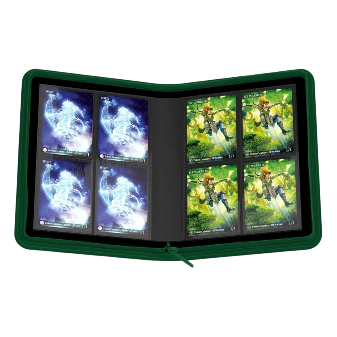 Ultimate Guard Zipfolio 160 - 8-Pocket XenoSkin - Green - Image 2