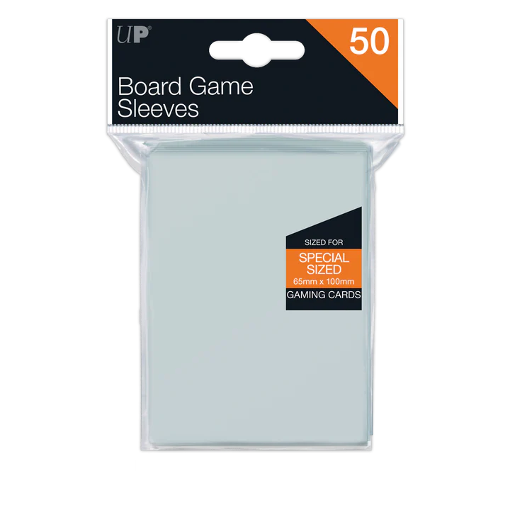 UP - Board Game Sleeves - Special Size 65x100mm (50 Sleeves)