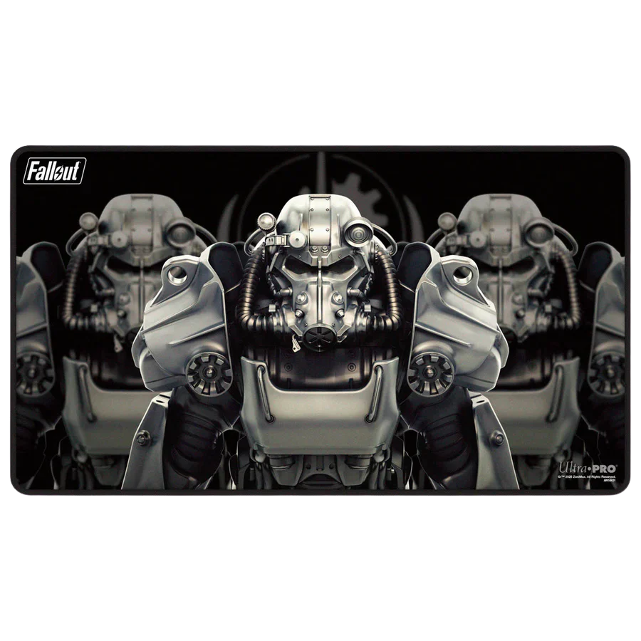UP - Brotherhood of Steel Black-Stitched Playmat for Bethesda - Fallout