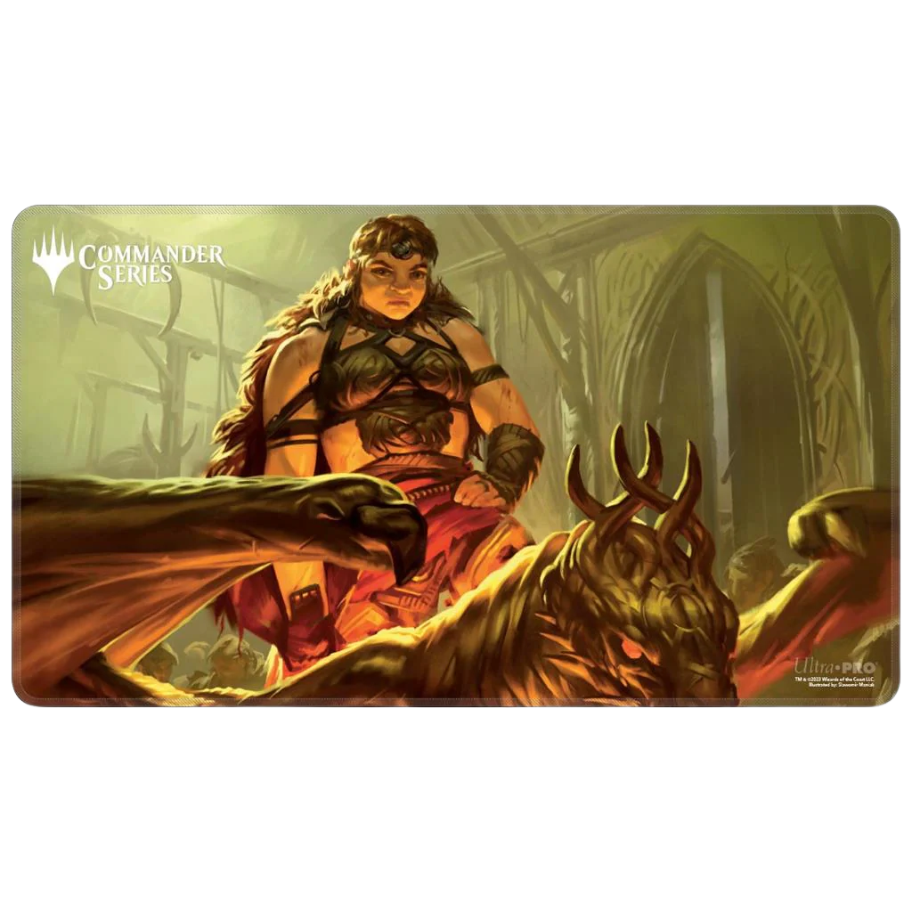 UP - Commander Series Release 1 Mono Color - Q1 2024 Stitched Edge Playmat Magda for MTG