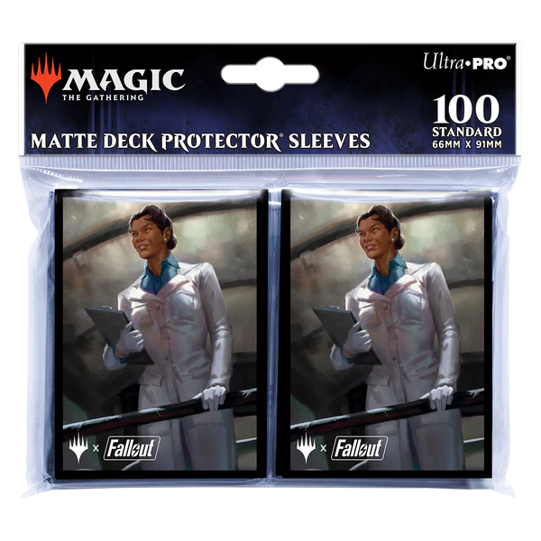 UP - Fallout 100ct Deck Protector Sleeves Dr. Madison Li for Magic: The Gathering