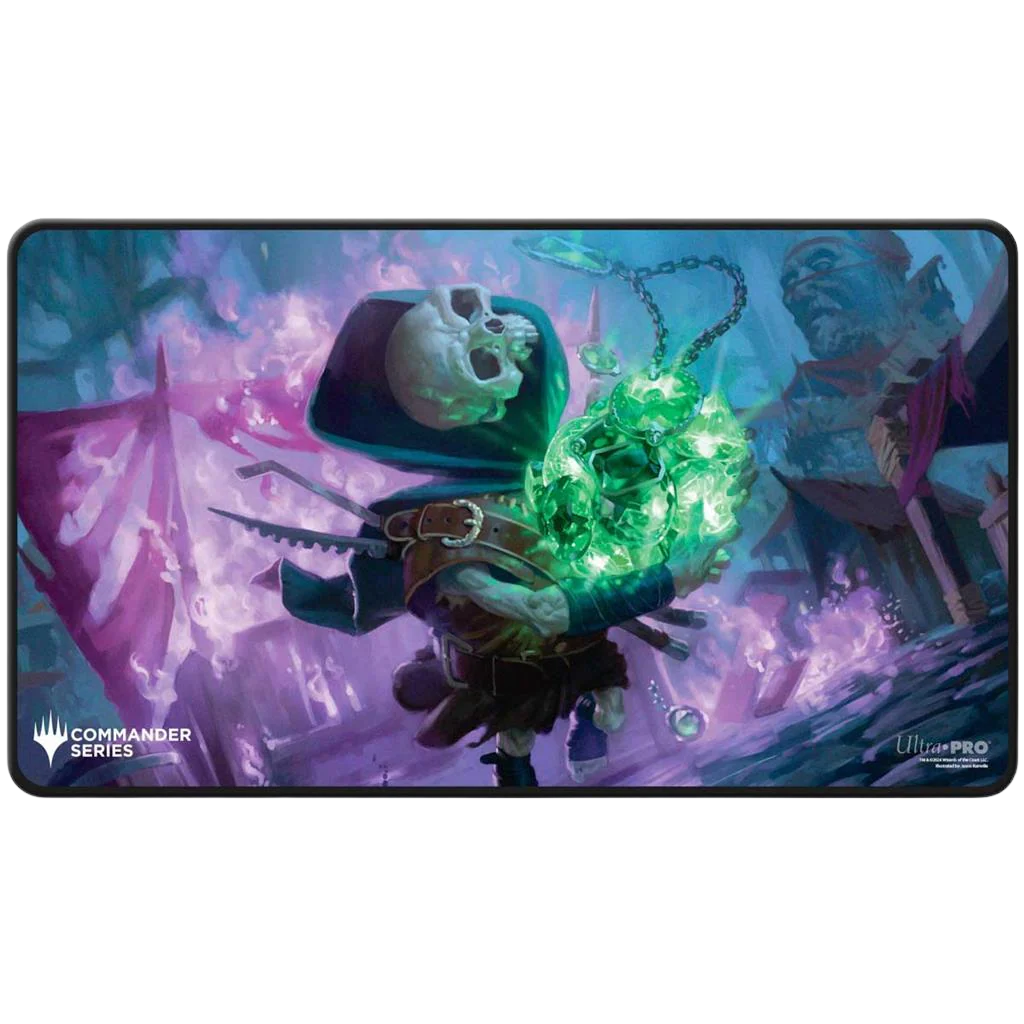 UP - MTG Commander Series 4 - Black Stitched Playmat Tinybones Fan Vote
