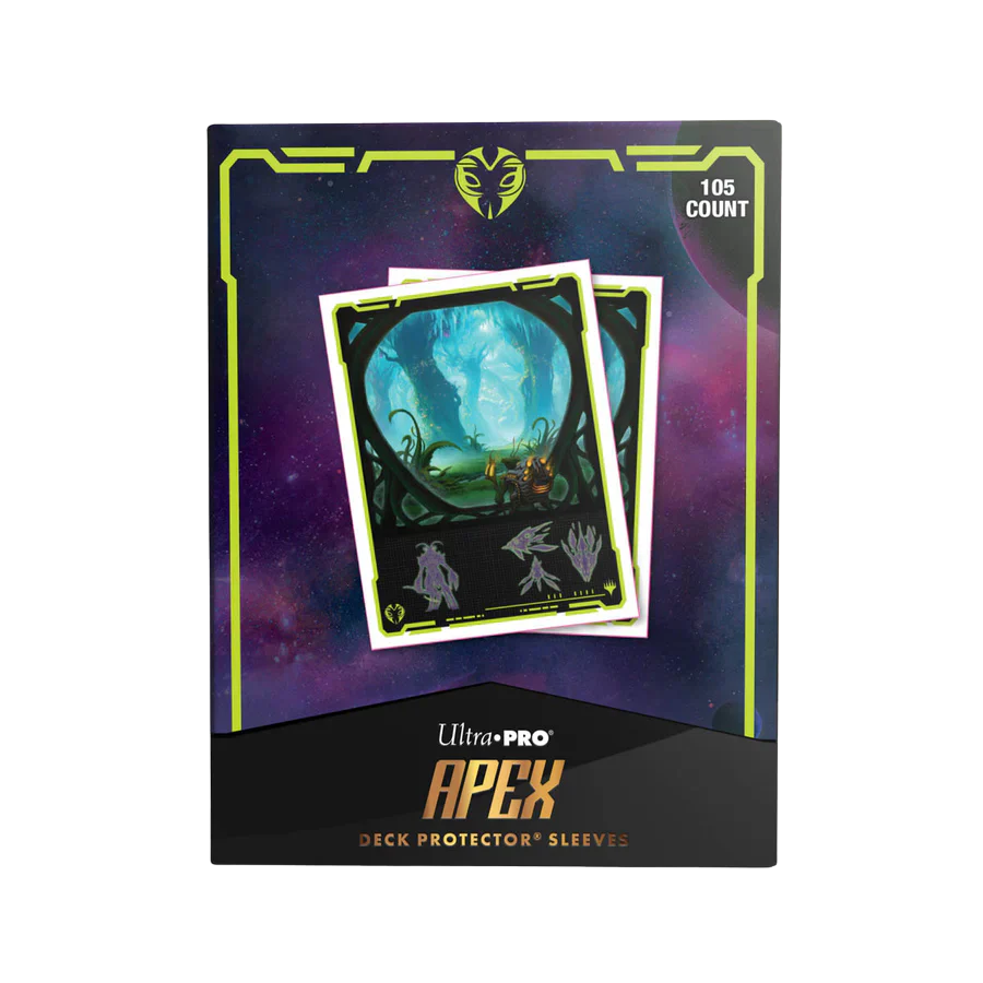UP - MTG Edge of Eternities 105ct Apex Deck Protector sleeves - Evendo, Waking Haven