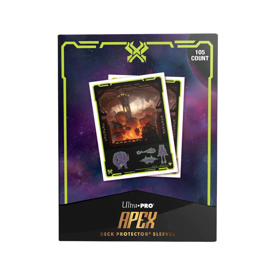 UP - MTG Edge of Eternities 105ct Apex Deck Protector sleeves - Kavaron, Memorial World