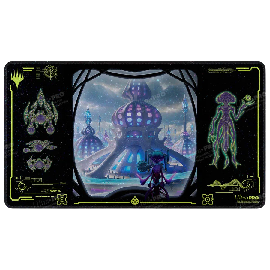 UP - MTG Edge of Eternities Holofoil Playmat - Uthros, Titanic Godcore