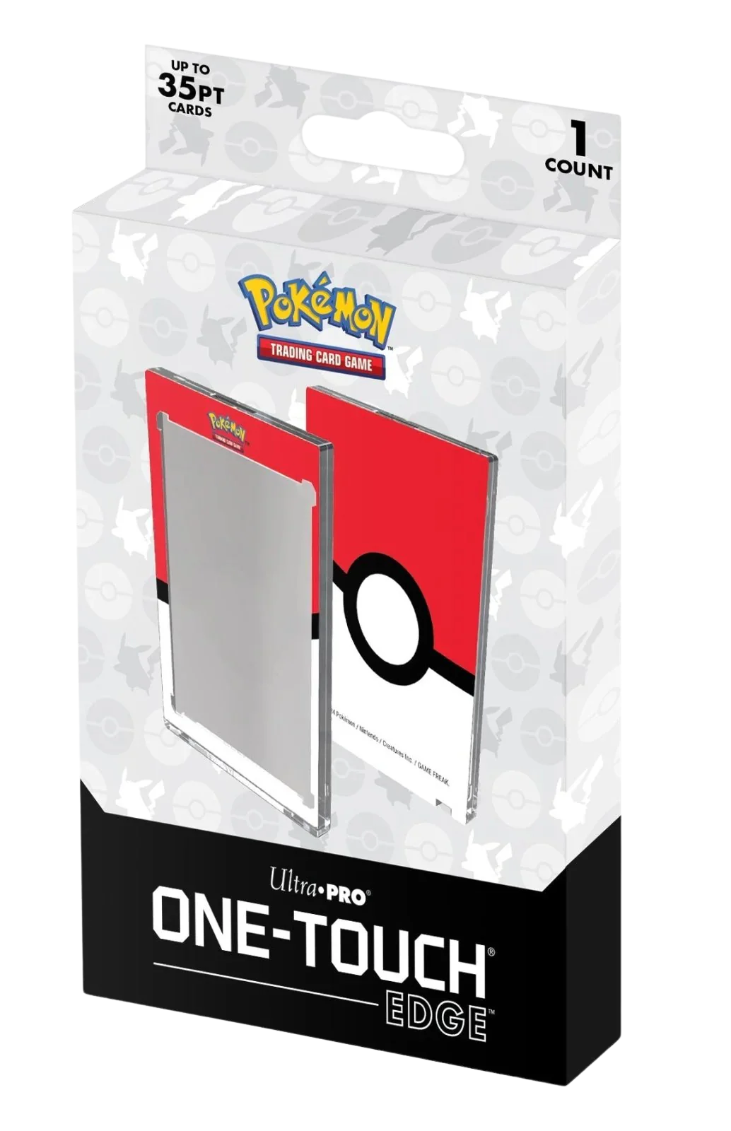 UP - Single 35 Pt ONE-TOUCH Edge - Poké Ball Printed Magnetic Card Holder for Pokémon