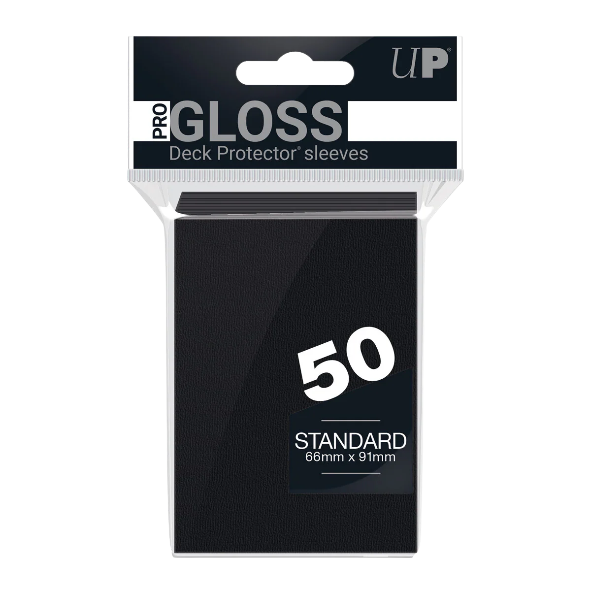 UP - Standard Sleeves - Black (50 Sleeves)