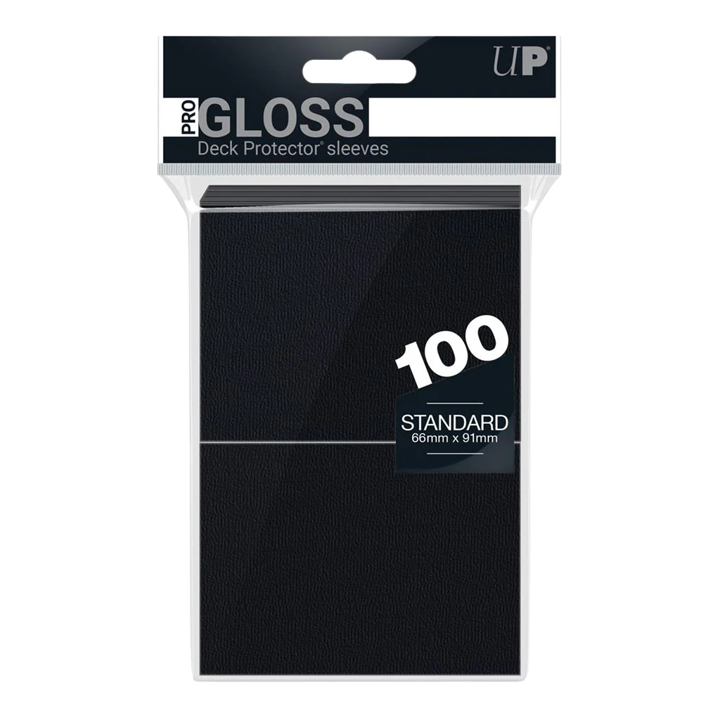 UP - Standard Sleeves - Black (100 Sleeves)