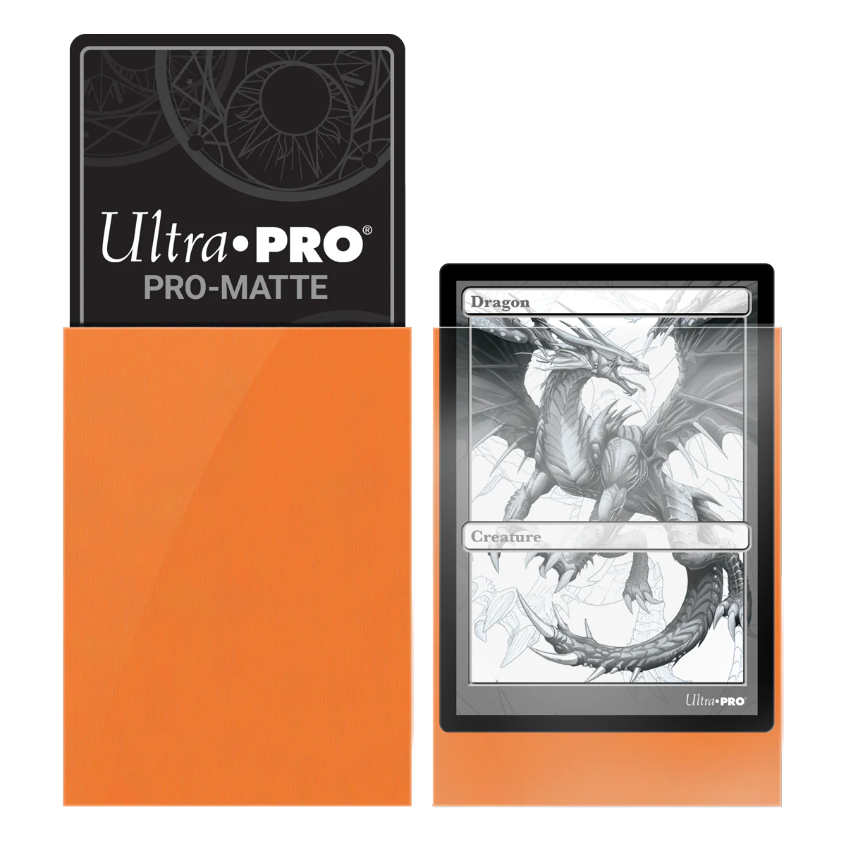 UP - Standard Sleeves Matte - Orange (50 Sleeves) - Image 2