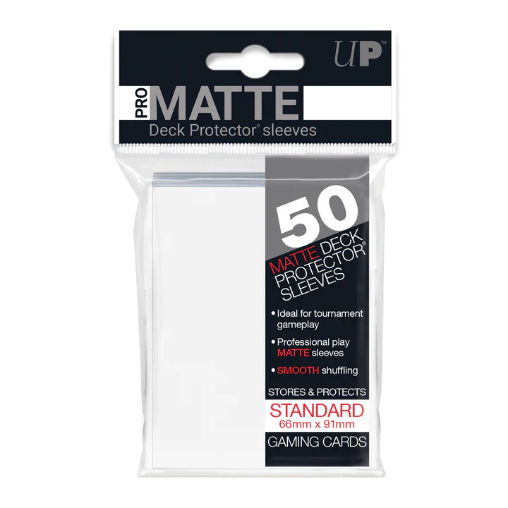 UP - Standard Sleeves - Pro-Matte - Clear (50 Sleeves)