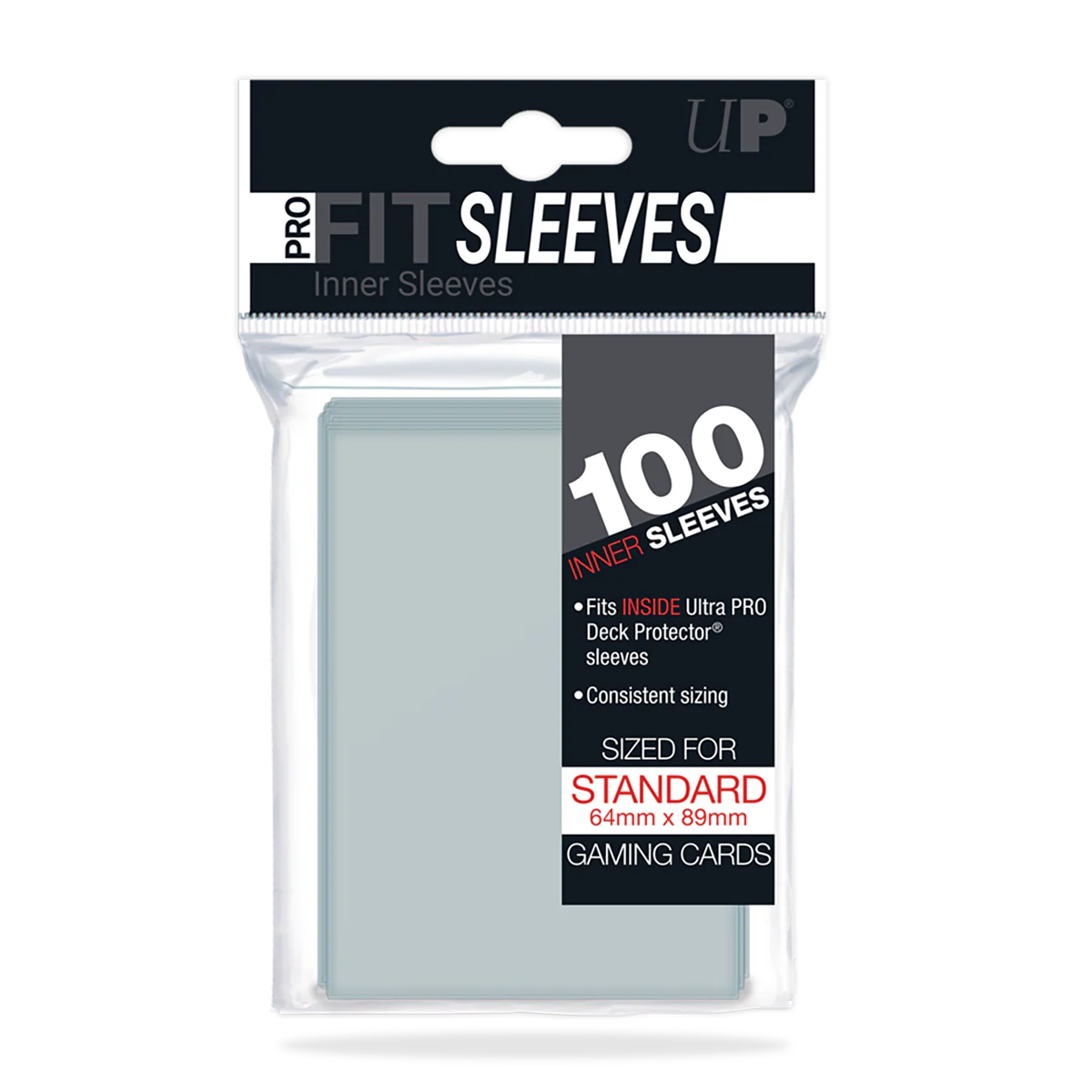 UP - Standard Sleeves - Pro-Fit Card Clear (100 Sleeves)