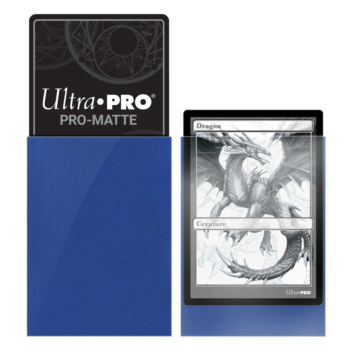 UP - Standard Sleeves - Pro-Matte - Blue (50 Sleeves) - Image 2