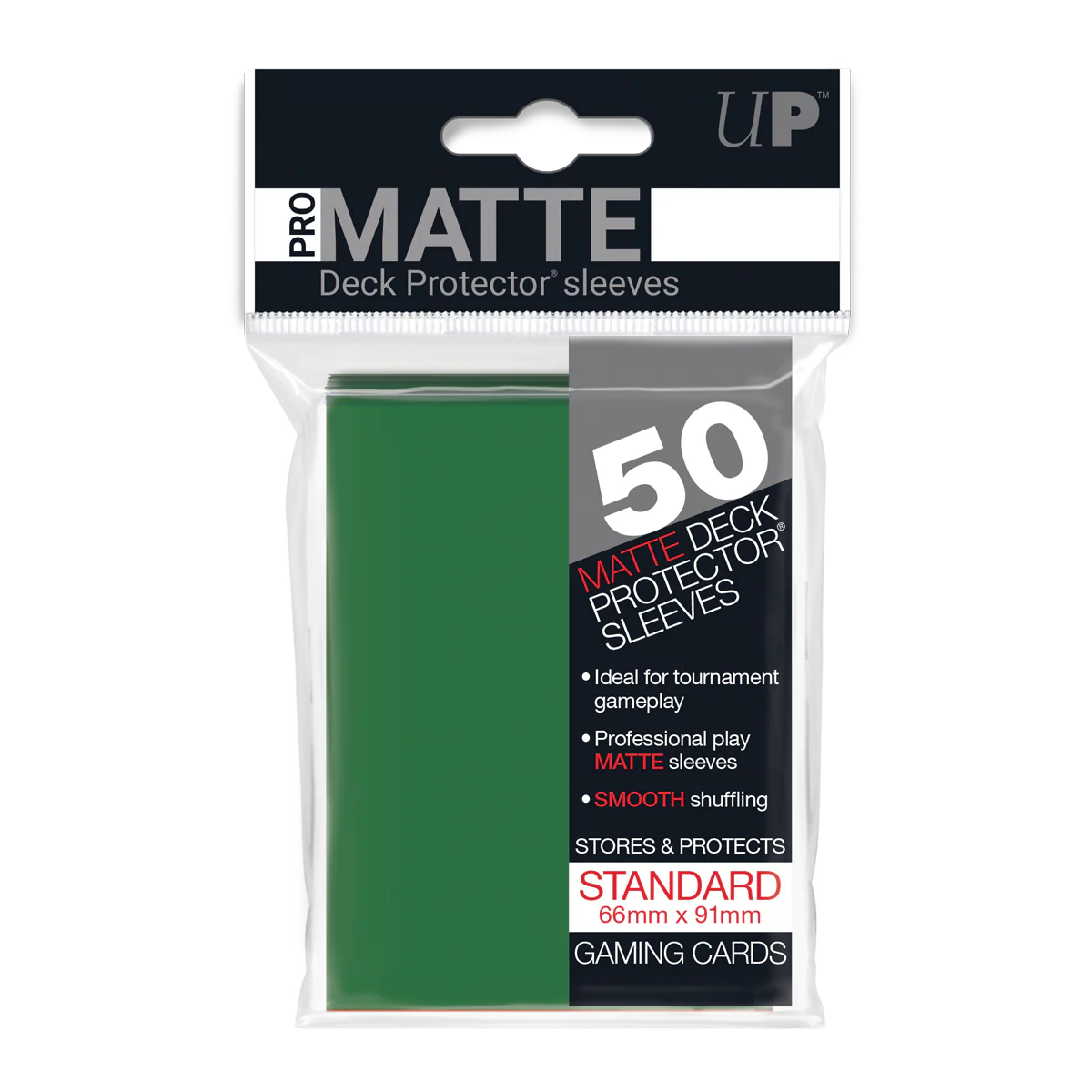 UP - Standard Sleeves - Pro-Matte - Green (50 Sleeves)