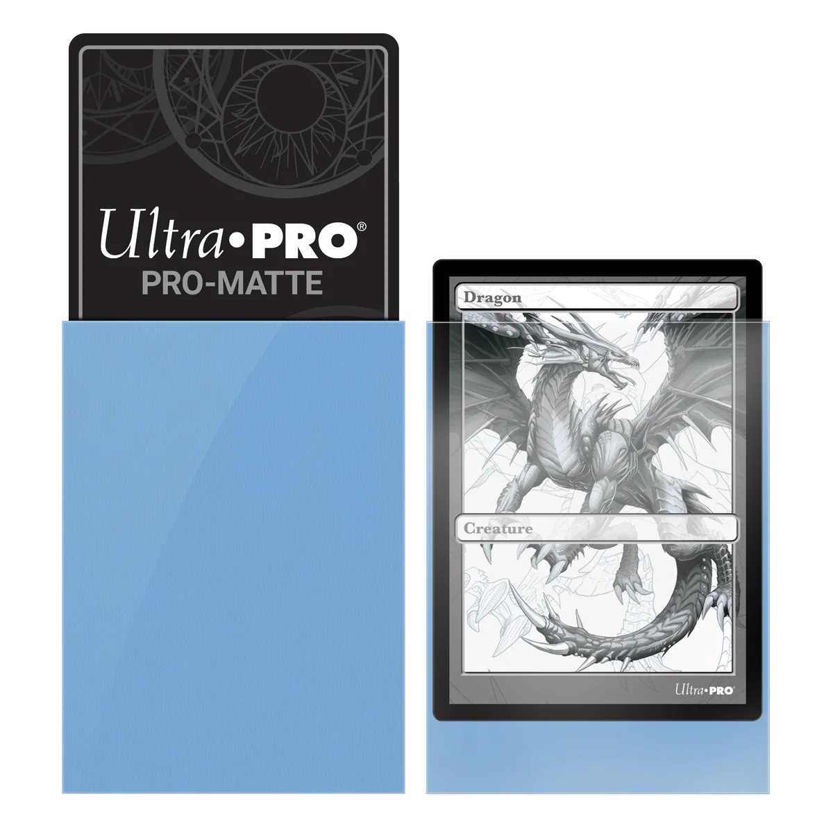 UP - Standard Sleeves - Pro-Matte - Non Glare - Light Blue 50 - Image 2