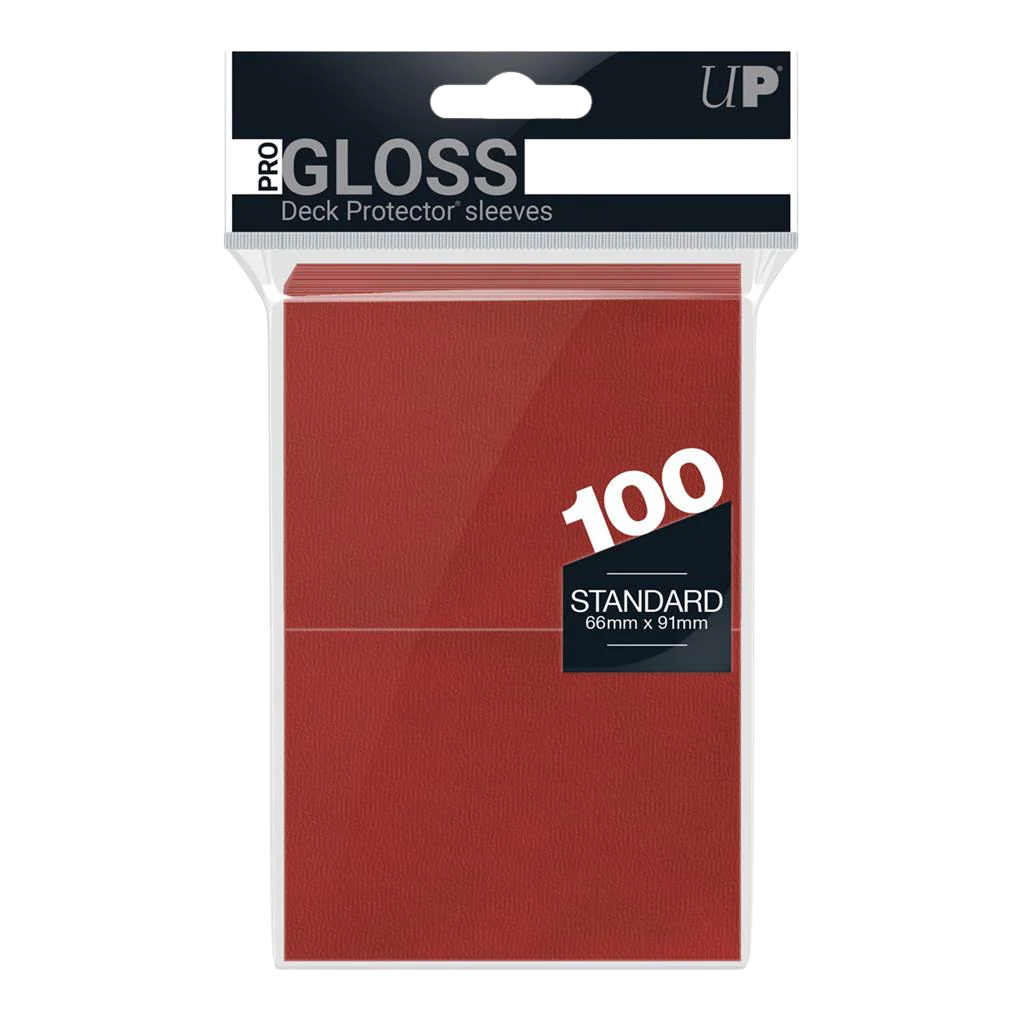 UP - Standard Sleeves - Red (100 Sleeves)