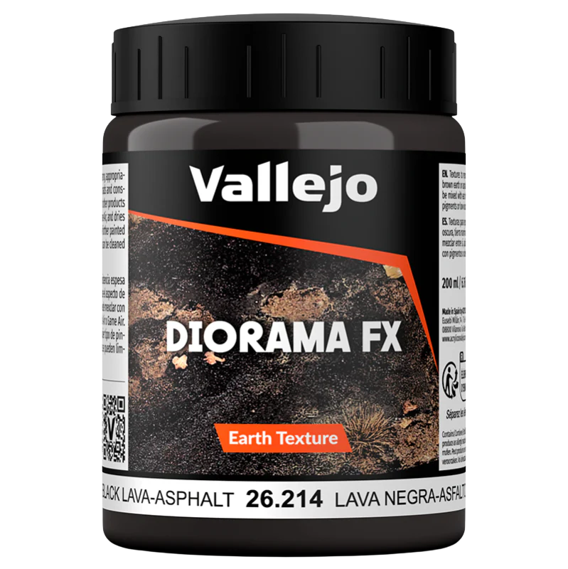 Vallejo - Black Lava-Asphalt Texture