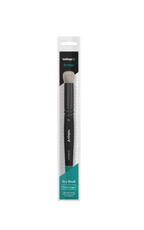 Vallejo - Dry Brush. Natural Hair - Extra Large size
