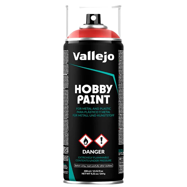 Vallejo - Scarlet Red Hobby Paint in Spray 400ML