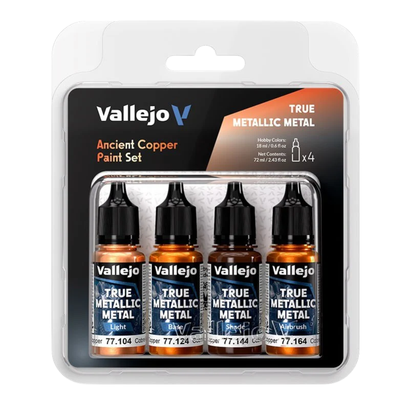 Vallejo TMM - 4 Colors Set Ancient Copper