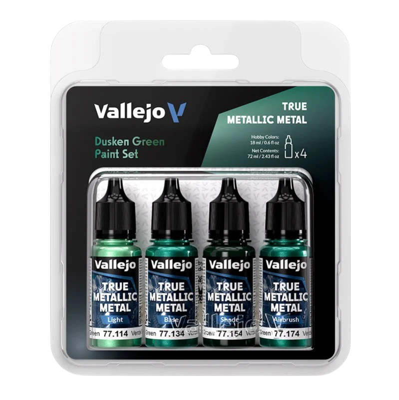 Vallejo TMM - 4 Colors Set Dusken Green