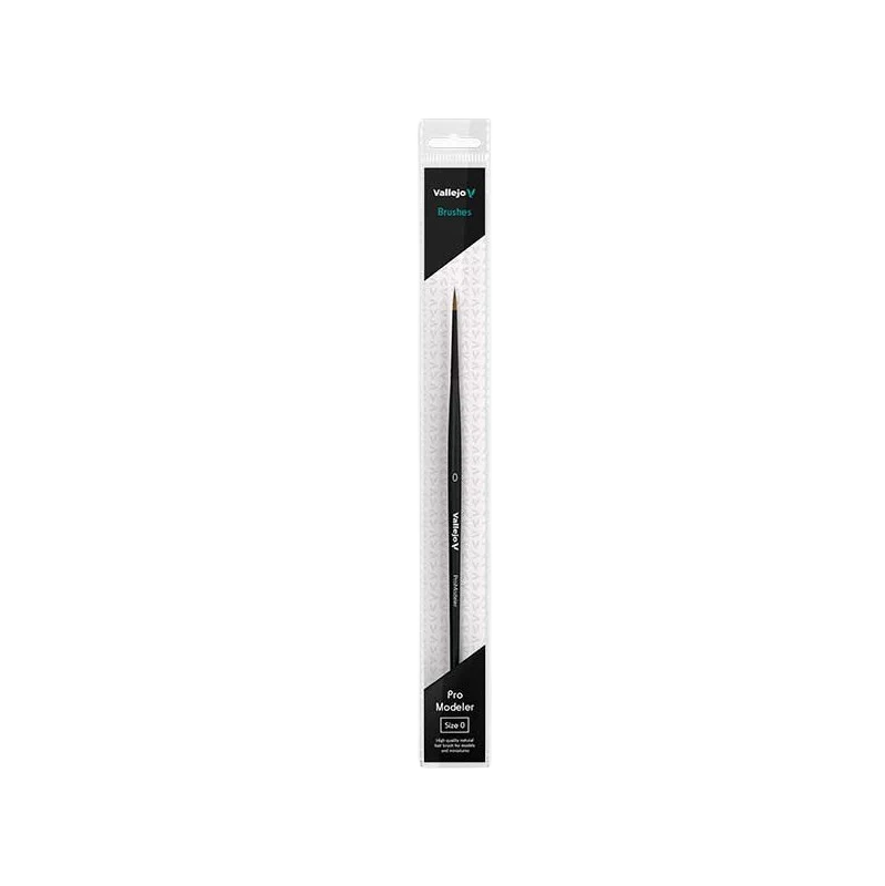 Vallejo - Vallejo Brush Pro Modeler - Natural Hair - Size 0