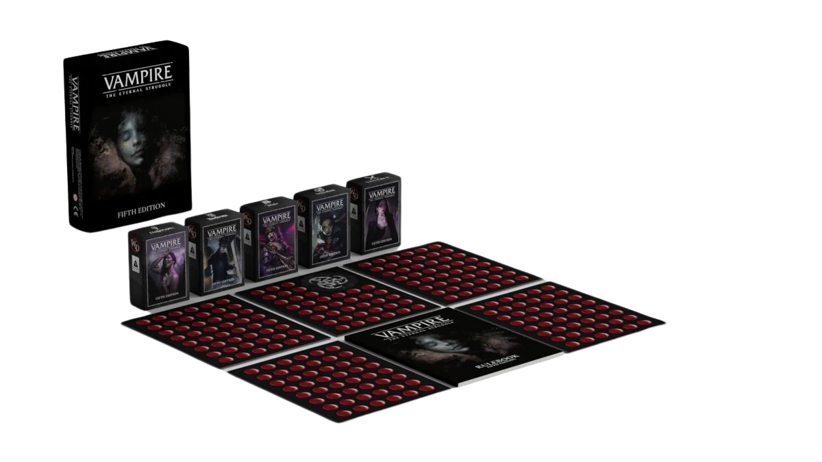 Vampire the Eternal Struggle 5th Edition Box set (regras atualizadas)