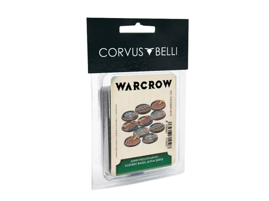 Warcrow - 30mm Mounthaven Scenery Bases, Alpha Series